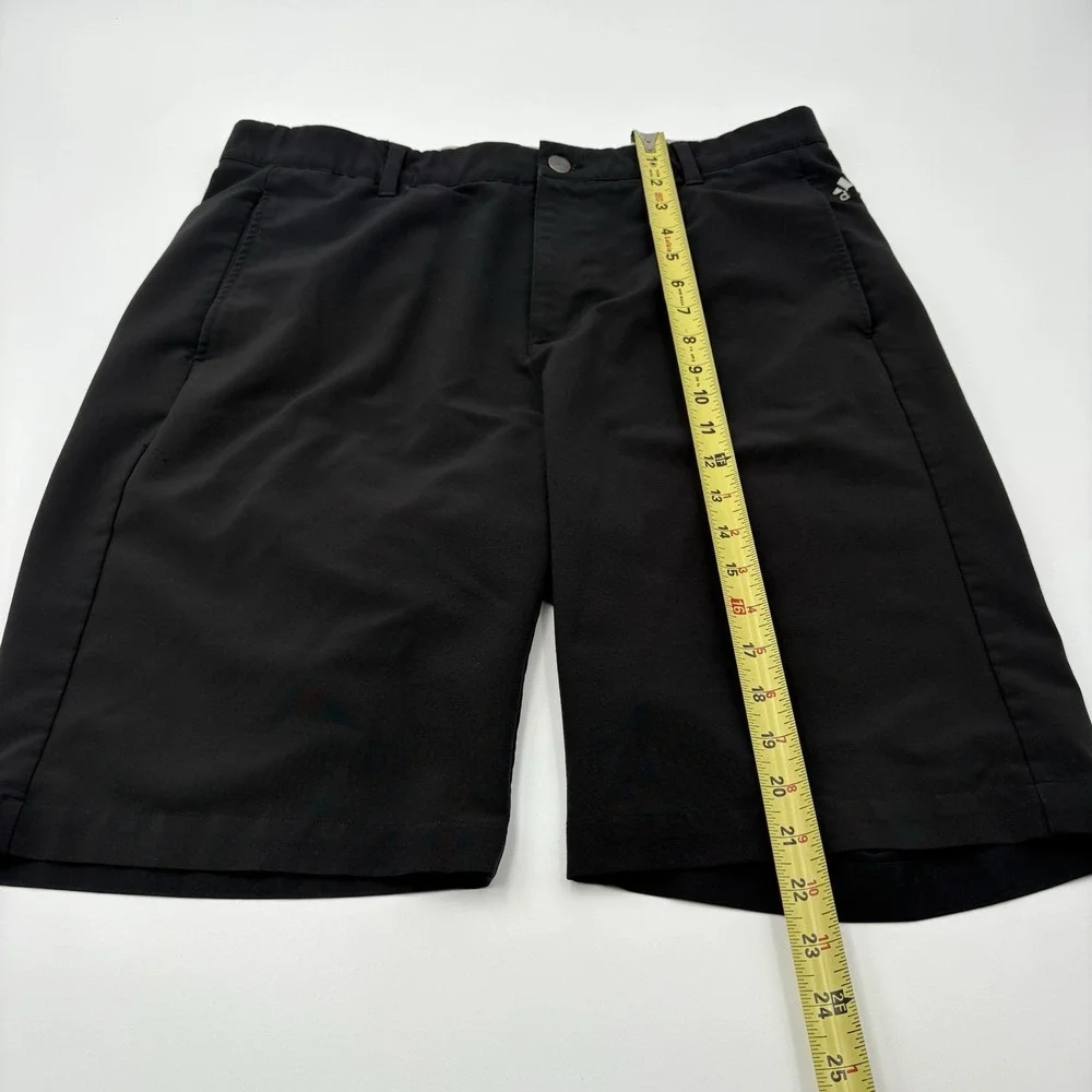 Adidas Ultimate365 3-Stripes Golf Shorts Men 34 Black Stretch Performance